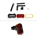 Asia Leader Easy To Install Without Tools Water Resistant Powered By 2*AAA Battery 3LED Bicycle Tail Light